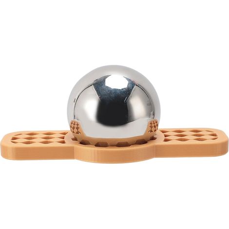 Bola enfriadora de café, fácil de limpiar, versátil, de acero inoxidable (AMARILLA) (1/4)