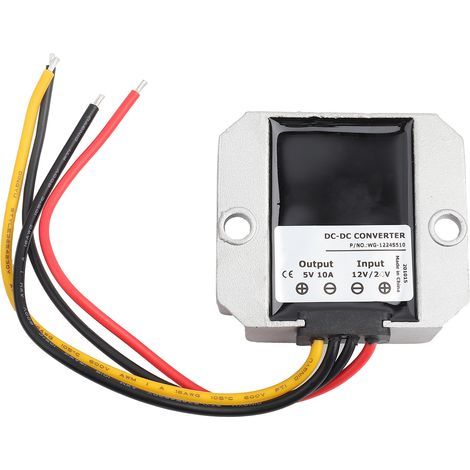 Module de tension Buck, convertisseur DC-DC haute puissance, petite sortie stable facile à monter pour l'audio de voiture (1/4)