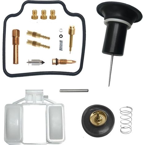 Kit de réparation de carburateur pour PS250 Big Ruckus 2004-2006 250 cm³  Kit de base  Compatible PS250 Big Ruckus  monocylindre  pointeau 16N00  gicleurs en laiton  joints en nitrile  pièces en POM   (1/4)