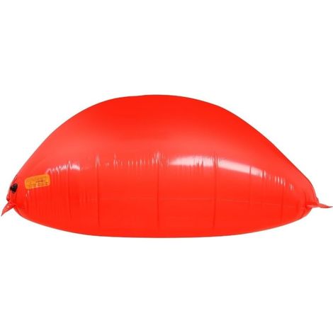 Coussin de piscine pour piscine hors sol - Compensateur de glace épais et hermétique - 1,2 x 2,4 m - Rouge (200 x 250 x 90 cm) (1/5)