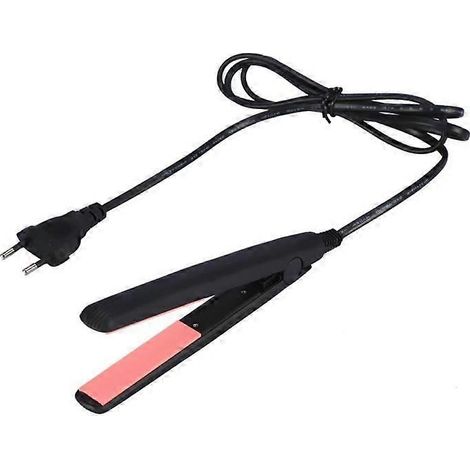 Lisseur de voyage portable 12V pour voiture, noir et rose (1/5)
