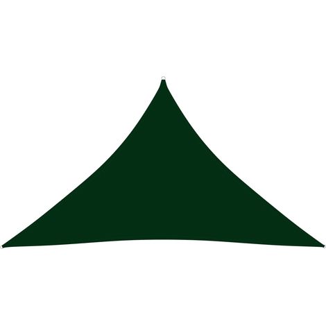Sonnensegel Oxford-Gewebe Dreieckig 3x3x4,24 m Dunkelgrün vidaXL