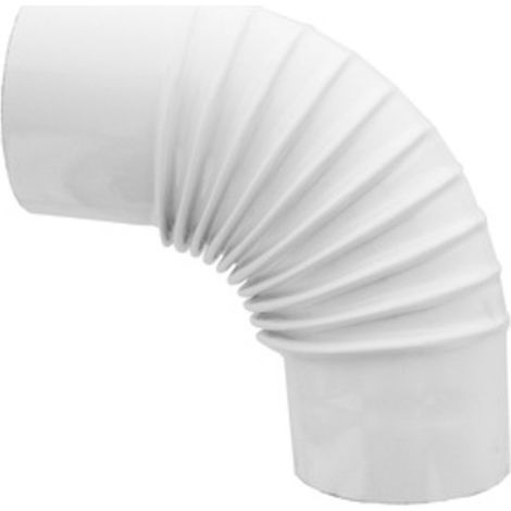 GOMITO PER STUFA 90 D 15 CM BIANCO- 1,0 pz