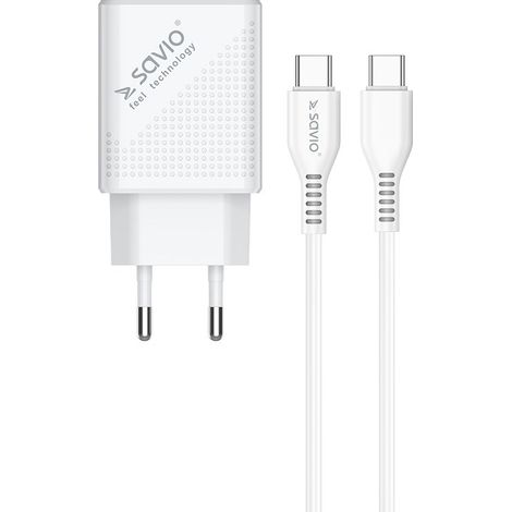 SAVIO LA-05 USB Type A et USB Câble Power Delivery 3.0 à charge rapide de type C, 1 m, intérieur (1/5)
