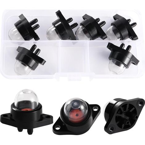 6 Pièces Ampoule Amorçage, Carburateur Pompe À Ampoule D'Amorçage, Bulle D'Huile De Carburateur, Compatible Avec Poulan 530071835 530047213 Scie À Gaz (1/5)