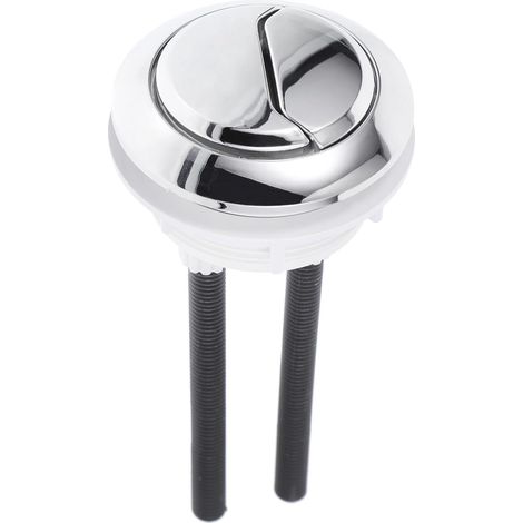 Bouton-poussoir de réservoir WC Abs, Argenté (1/5)