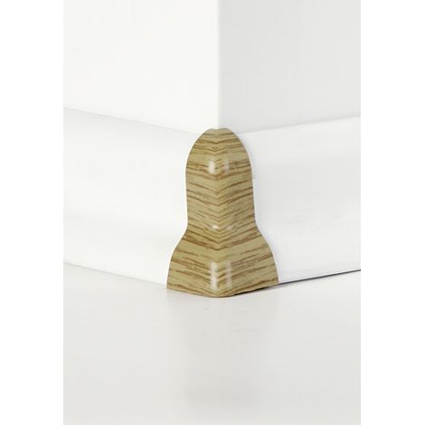 Classen Außenecke für FUXX-Laminatleiste foliert 20 x 40 mm eiche Holzpore Clips & Ecken