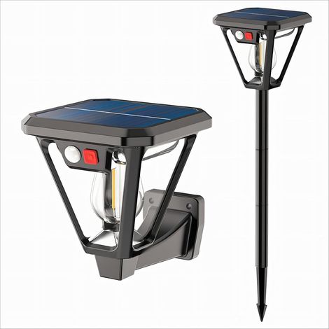 Lampe Solaire,Étanche IP65 3 Mode d'éclairage avec Détecteur de Mouvement pour jardin (1/5)