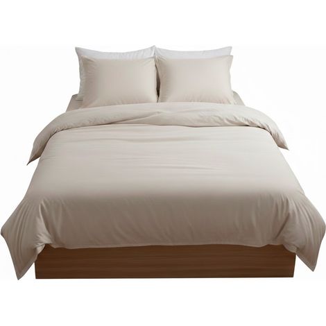 Housse de couette 220 x 240 cm Contemporain uni lin