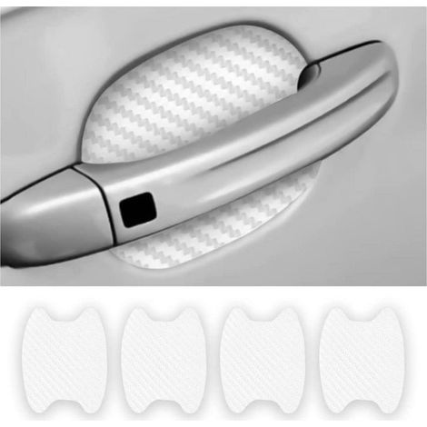 Autoaufkleber Schutzfolie Carbon 4er Universal Exterior Silber (1/5)