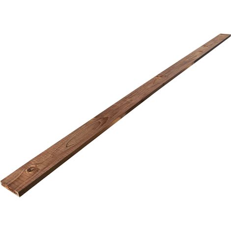 Lot de 10 Planches Rabotées Sapin Traité marron, L.240 x l.9,4 cm x Ep.17 mm (1/5)