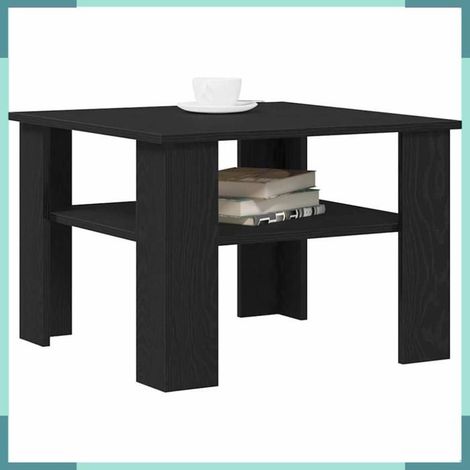 Table basse - 862406 - Chêne noir - 60 x 60 x 42 cm - Bois d'ingénierie (1/5)