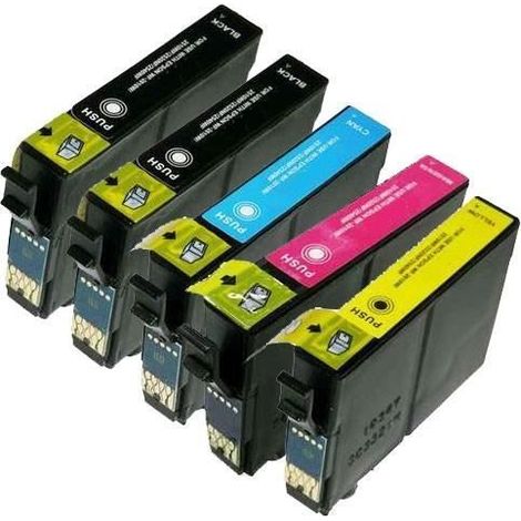 Pack générique T1285 - Epson - Noir et couleur - Livraison rapide 24/48h - Garantie 1 an
