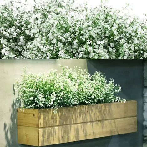 Arbustes Artificiels - Plantes Extérieures Résistantes Aux UV - Décoration Jardin Et Maison - Lot De 12 (1/2)