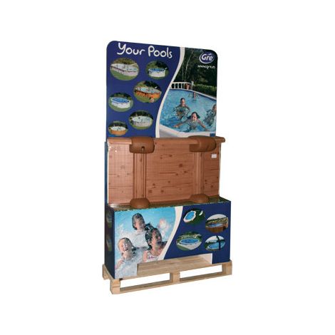 MOBILI PRESENTAZIONE PISCINE GRE BROWN