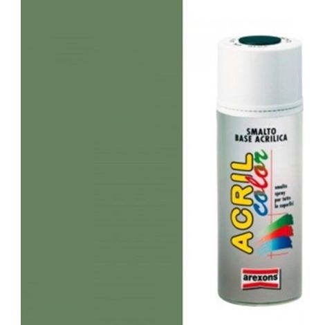 Vernice Spray Arexons Colore Verde Reseda Ral 6011 400 Ml  Ferr 105750 (1/2)