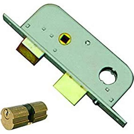 Serratura Cancello Infilare 067300 Welka B.q Zinc F.mm 22 F.tondo M2