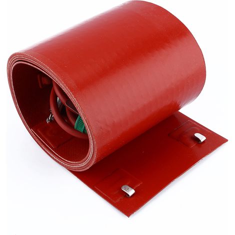 Ortviai Chauffe-fût en silicone 200 L (55 gal) 1000 W avec thermostat réglable – chauffage uniforme pour huile usagée
