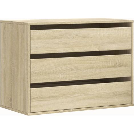 Maison Exclusive - Cassettiera Angolare Rovere Sonoma 80x41x58cm Legno Multistrato