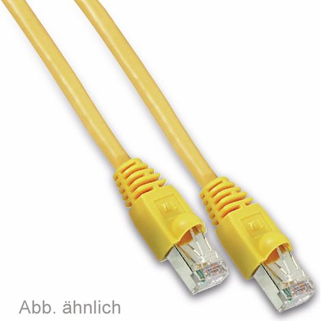 S-IMPULS Netzwerkpatchkabel CAT.6 , RJ45, 1:1, 2 m, gelb