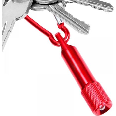 Helle Schlüsselbund-Taschenlampe, tragbare Taschenlampe, Taschenlampe, Schlüsselbund, ultradünne helle Camping-Taschenlampe (1/5)