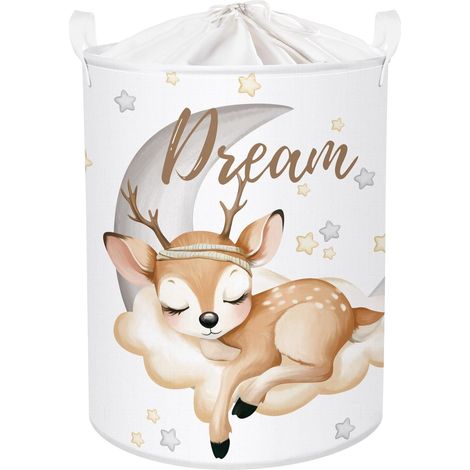 Panier à linge pliable cerf 63 L