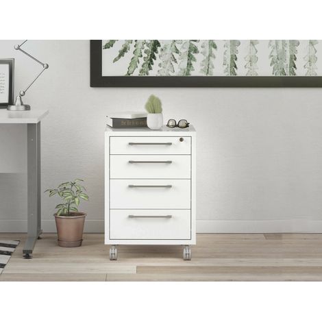 Cómoda Ariosto, 4 Cajones, 48.2x49.1x68.2h cm Blanco (1/5)