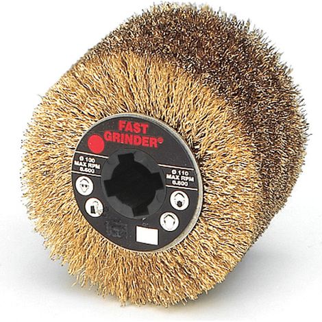 Ruota in filo d'acciaio RFA D.100x70x19-A 0.30 Rosver - Conf.1pz