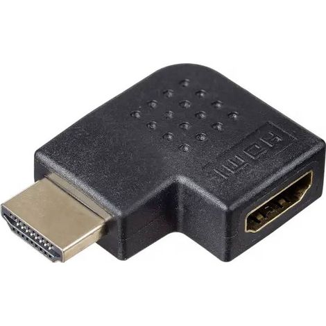 Adaptateur HDMI - HDMI 1.4 Akyga AK-AD-45, adaptateur coudé à 90° côté F/M (1/2)