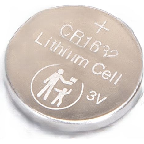 Lot de 5 Piles Bouton CR1632 3 V idéales pour Montres, calculatrices et appareils électroniques Portables. (1/5)