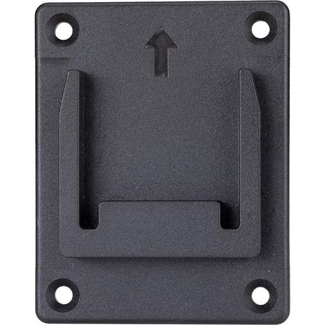 Soportes para herramientas, soporte para batería, soporte para almacenamiento de batería, soporte para estación de acoplamiento de batería, ABS resistente y estable, color negro (1/5)