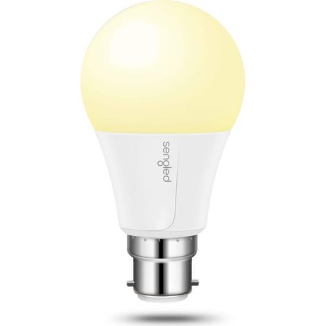 Ampoule LED dimmable blanc chaud 2700K, lampe Wifi contrôlé par APP, pas de hub requis, compatible avec Alexa (1/5)