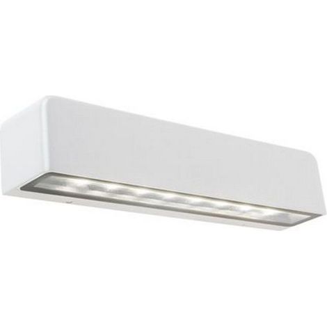 Applique Da Esterno Moderna Unit Alluminio E Vetro Bianco Led 9W 4000K (1/5)