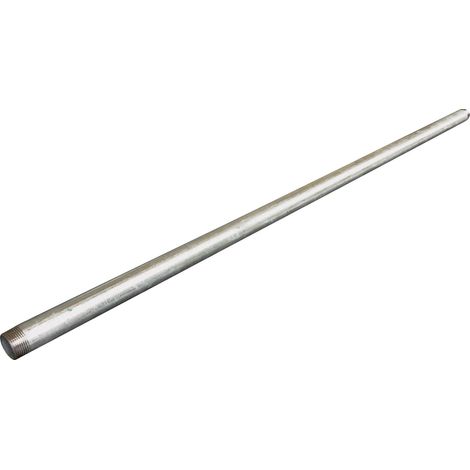 Bobine de fonte galvanisée 15/21, longueur 1000 mm - Tube fileté pour réseaux, résistant à la corrosion et à l'abrasion, compatible avec raccords galva (1/5)