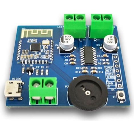 Module Audio Bluetooth Bluetooth 4.2 5Wx2 Module D'Amplificateur de Bluetooth StéRéO 2 Canaux Perte de (1/5)