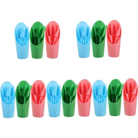 5 Ensembles Outils de Jardinage Outillage de Jardin Outil Age Outillage perforatrice cuillères pelles en Pot pour Le Boules de Plantation succulentes Plastique (1/5)