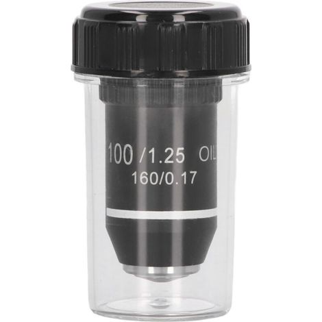 Objectif de microscope 100X haute puissance, remplacement pour objectif 20.2mm, lentille grossissante professionnelle (1/5)