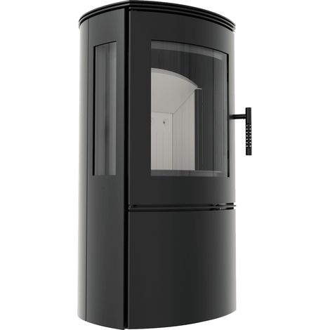Kaminofen aus stahl KRATKI FALCON VIEW Ø 150 10 kW (1/5)