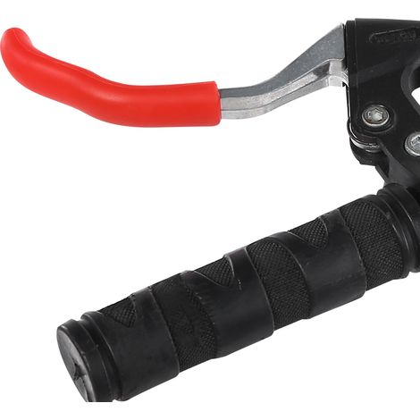 Poignée Vélo VTT en Silicone Rouge Antidérapante - 1 Paire