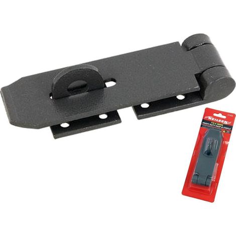 Neilsen Hasp and Staple Gate Door Shed Latch Lock Box Padlocks 115mm x 38mm (1/2)