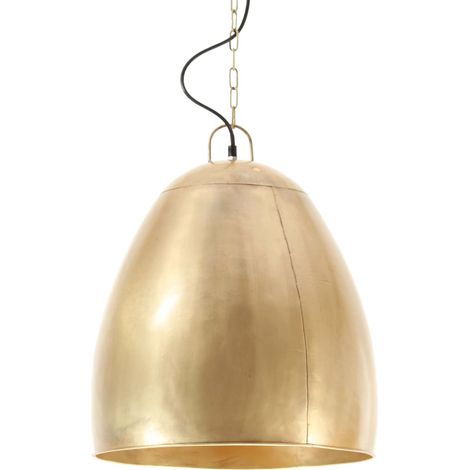 Lampe suspendue industrielle 25 W Laiton Rond 42 cm E27 CFW12566 (1/5)
