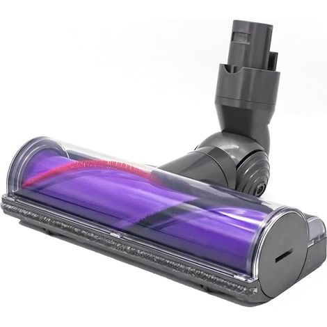 Cabezal de cepillo de accionamiento directo para Dyson V6 DC58 DC59 DC62 DC72 DC74 SV04 SV06 SV09: cabezal de limpieza motorizado de liberación rápida compatible con suelos duros, alfombras y (1/5)