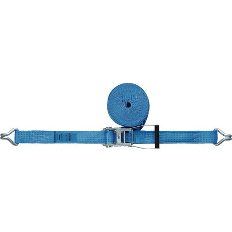 Zurrgurt  DIN  EN  12195-2  L.8m  B.50mm  m.Ratsche+Spitzh.LC  U  4000  daN  TECWERK (1/3)