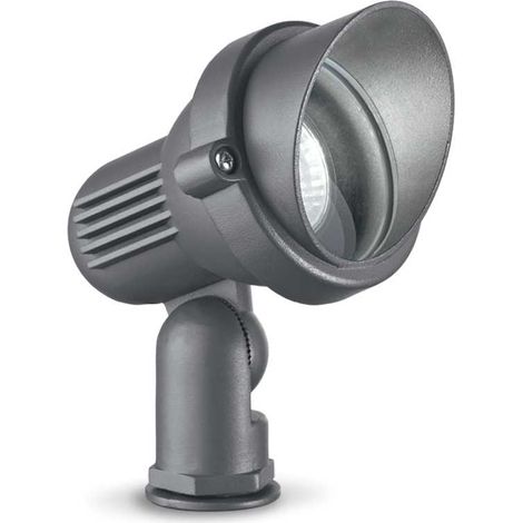 Piantana Moderna Da Esterno Terra Alluminio Antracite 1 Luce Gu10 (1/4)