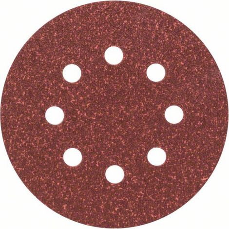 Bosch Accessories 2607019492 Exzenterschleifpapier mit Klett, gelocht Körnung (num) 60 (Ø) 125 mm