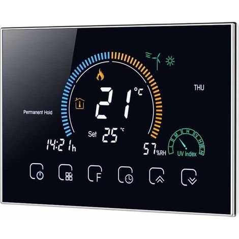 Termostato WiFi Beca BAC-8000ALW Fan Coil  Nero (1/3)