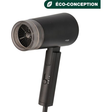 JVD - Sèche-cheveux pliable Uno noir mat 2000W - Matériel professionnel