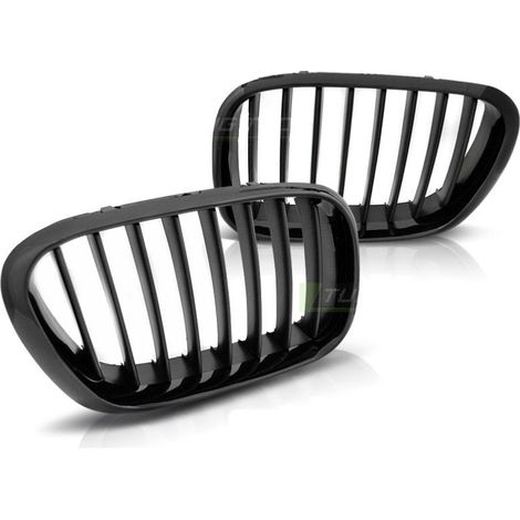 Grilles de calandre BMW X5 E53 de 1999 a 2003 Noir matt avec contour brillant-31080050 (1/4)