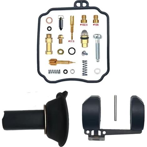 Carburetor repair kit for INTRUDER125 VL125 (2000-2007) 125cc motorcycle (parts for diaphragm float, gasket, kit, float).