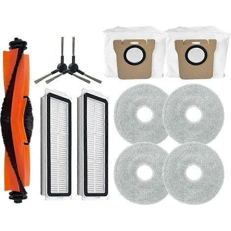 Accessoires pour aspirateur robot Xiaomi Mijia M30 (D102) : brosse rotative, sac à poussière, filtre HEPA, lingette de nettoyage. Pièces détachées. (1/5)